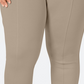 Leggings Ponte com costura plus size femininas Style &amp; Co, marrom, tamanho 20