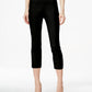 Calça Capri Feminina Petite Pull-On Estilo &amp; Co Preto Escuro Tamanho Petite Petite