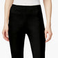 Calça Capri Feminina Petite Pull-On Estilo &amp; Co Preto Escuro Tamanho Petite Petite