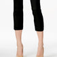 Calça Capri Feminina Petite Pull-On Estilo &amp; Co Preto Escuro Tamanho Petite Petite