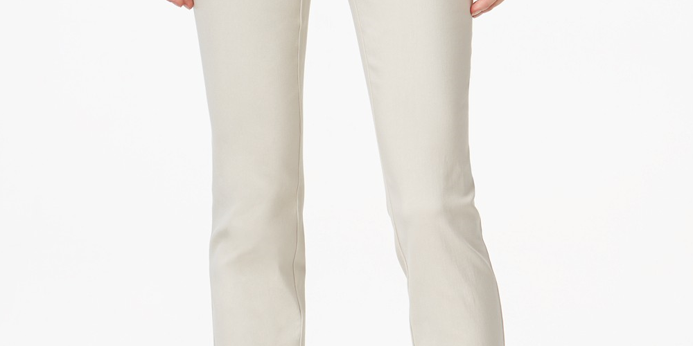 Calça Capri Feminina Petite Pull-On Estilo &amp; Co Marrom Tamanho Petite Grande