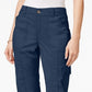 Calça Capri Cargo Feminina Style &amp; Co Azul Tamanho 18