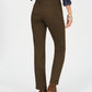 Calça jeans feminina Style &amp; Co Rail Tummy-Control com perna reta, verde oliva, tamanho 12