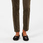 Calça jeans feminina estilo &amp; co com controle de barriga e perna reta, verde, tamanho 14 S