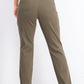Jeans feminino estilo &amp; co com controle de barriga e perna reta, Deep Moss, tamanho 4 P