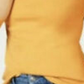 Camiseta feminina de manga comprida Charter Club Pima Cotton, dourada, tamanho grande