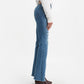 Calça jeans Levi's Curvy Bootcut-Leg feminina, azul, tamanho 33x32