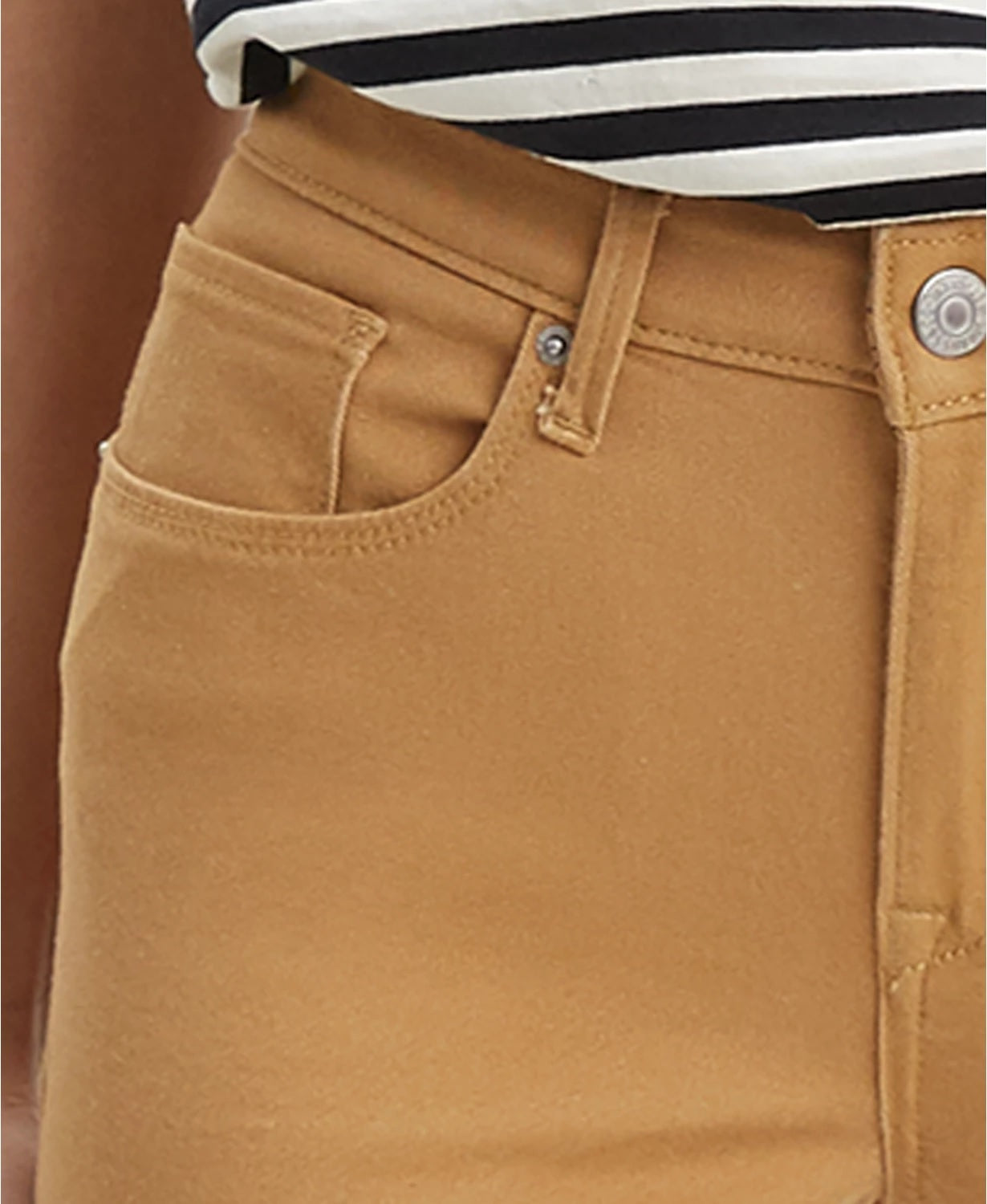 Calça jeans skinny clássica feminina Levi's marrom tamanho 18