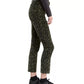Calça jeans Levi's Feminino Limitada 724 Estampada Cropped Reta Verde Tamanho 32