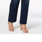 Calça jeans feminina plus size e petite plus size Lexington Tummy-Control com perna reta, azul, tamanho 26W
