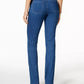 Calça jeans curta feminina Charter Club Petite Lexington de perna reta, azul, tamanho 10 Petite