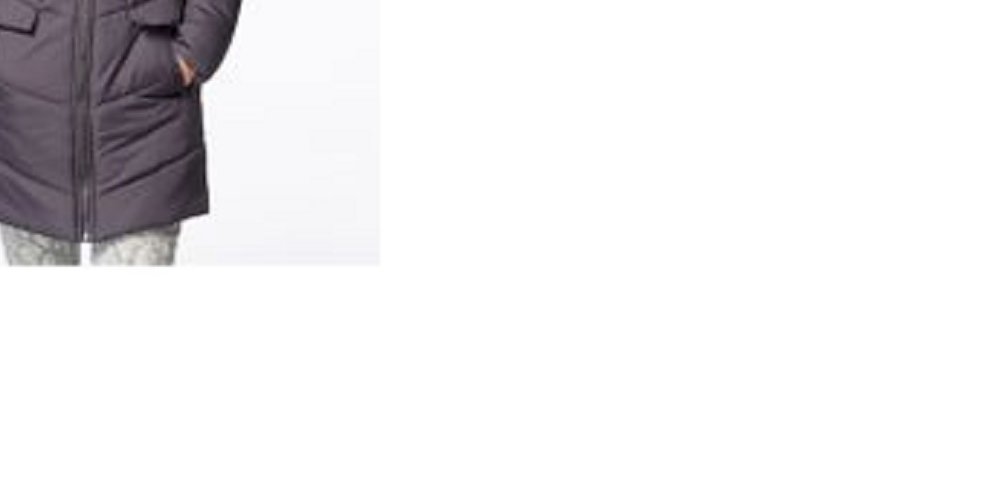 Casaco acolchoado com capuz e acabamento em pele sintética Maralyn &amp; Me Juniors, azul, tamanho médio