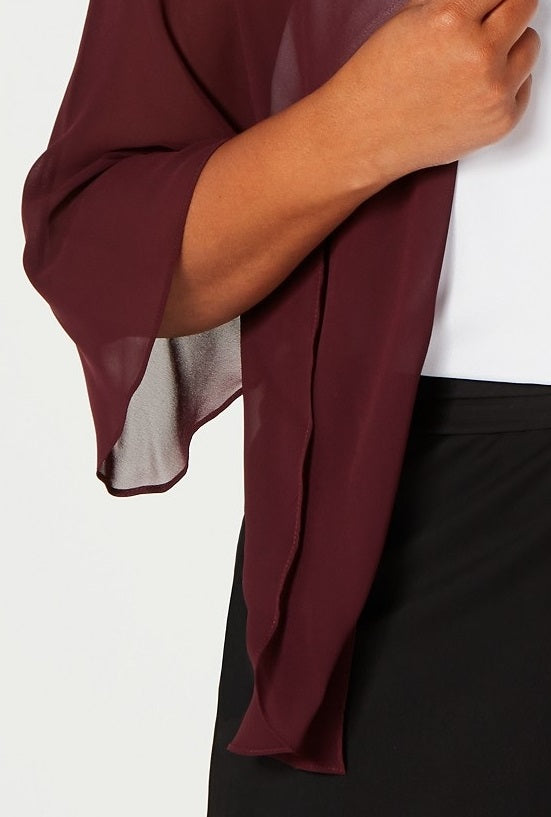 Xale feminino plus size multiuso Sl Fashions roxo tamanho 3 extra grande