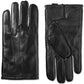Luvas de couro Thermaflex masculinas Isotoner Signature, pretas, tamanho grande