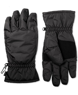 Luvas de inverno impermeáveis para clima frio Isotoner masculinas, pretas, M