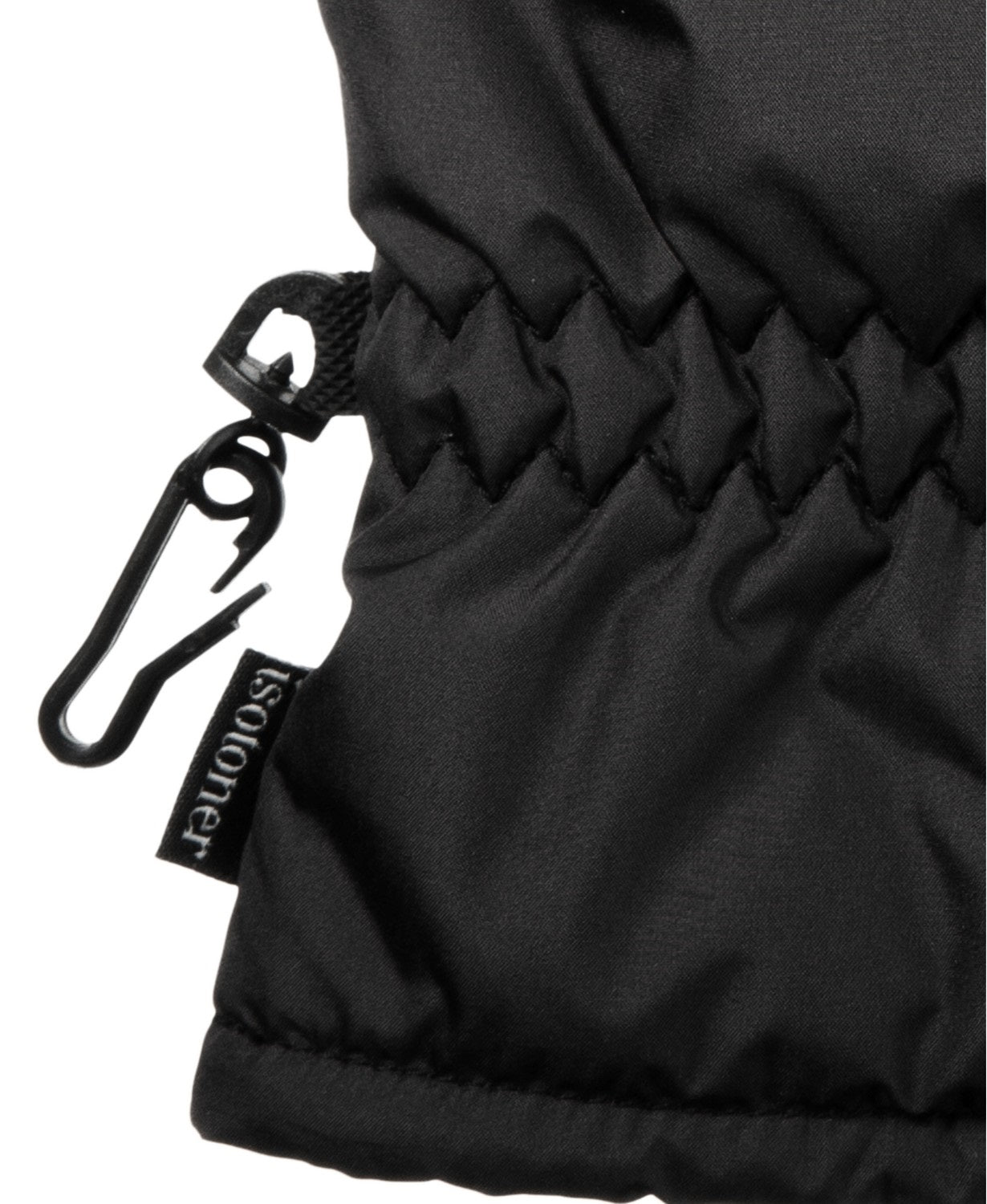 Luvas de inverno impermeáveis para clima frio Isotoner masculinas, pretas, M