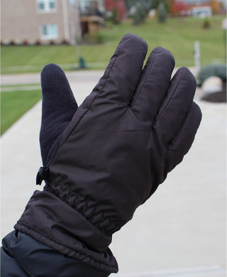 Luvas de inverno impermeáveis para clima frio Isotoner masculinas, pretas, M