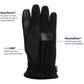 Luvas Isotoner Signature Stretch SmartTouch Masculinas Pretas Tamanho Grande