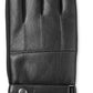 Luvas Isotoner Signature Sleekheat Masculinas em Couro Sintético, Pretas, Tamanho GG