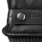 Luvas Isotoner Signature Sleekheat de couro sintético masculinas, pretas, tamanho grande