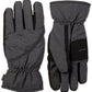 Luvas impermeáveis ​​Isotoner Signature Sleek Heat para homem, pretas, tamanho grande