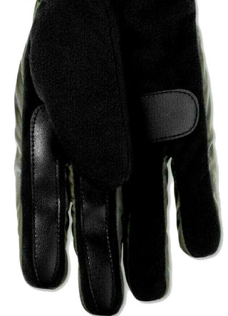 Luvas de inverno masculinas Isotoner Signature Smart Dri com forro de lã e tela sensível ao toque, cinza, tamanho grande