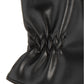 Luvas de tela sensível ao toque Isotoner Signature Sleekheat Faux Nappa para homens, pretas, tamanho extra grande