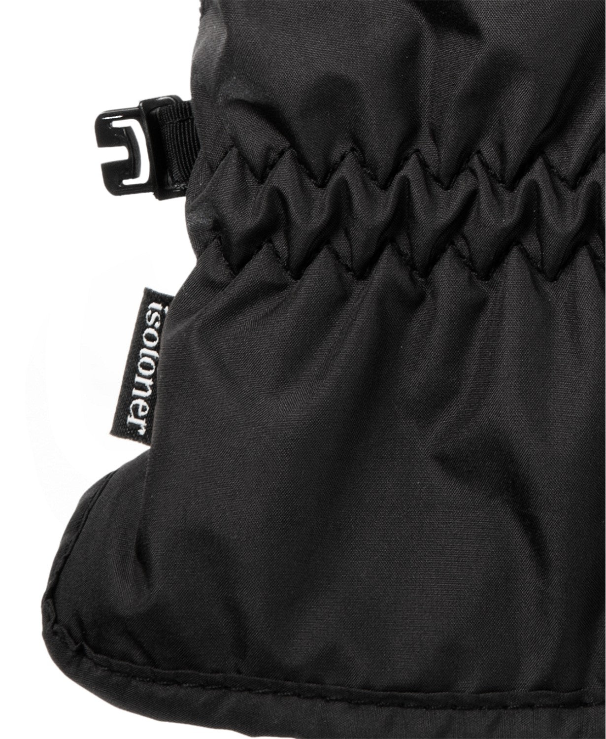 Luvas esportivas Isotoner Signature Sleek Heat masculinas, pretas, tamanho médio