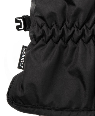 Luvas esportivas Isotoner Signature Sleek Heat masculinas, pretas, tamanho X-G