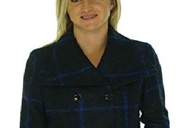 Casaco azul trespassado Maralyn &amp; Me Juniors, tamanho XX-G