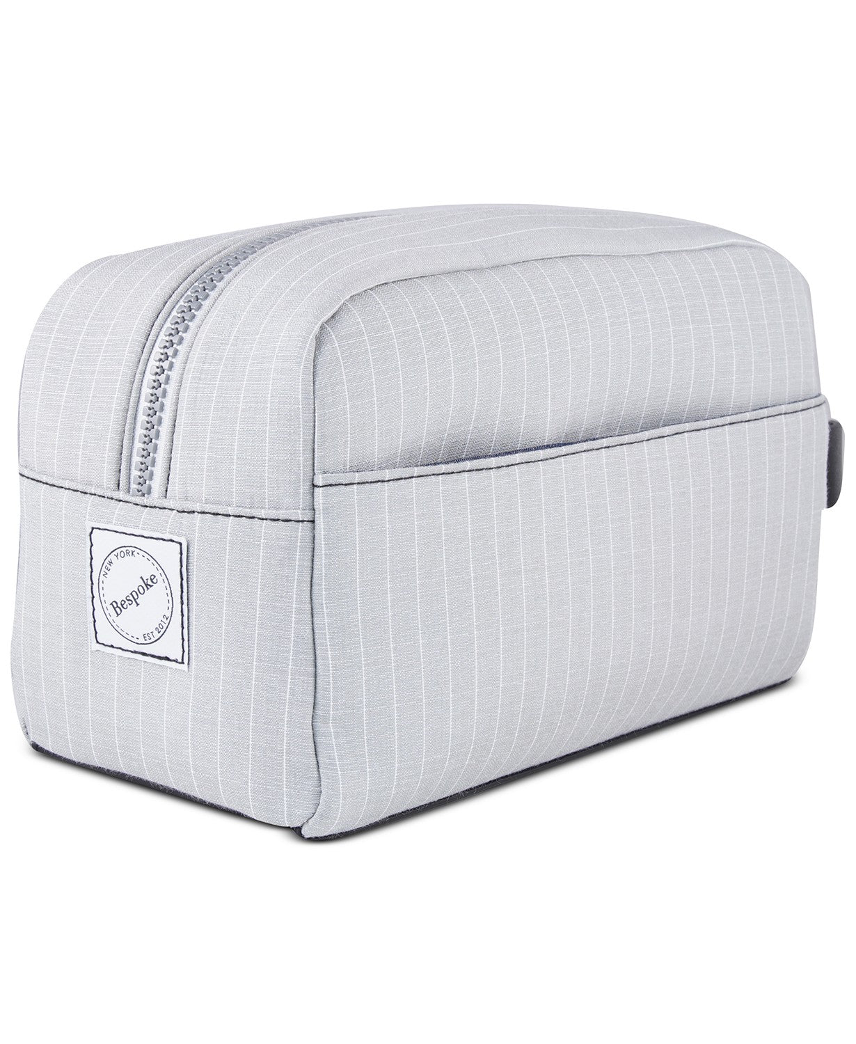 Kit de manobrista listrado Newman masculino sob medida, cinza