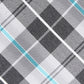 Gravata xadrez clássica Dever masculina Perry Ellis, cor carvão, tamanho único