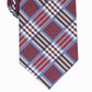 Gravata xadrez Cameron masculina Perry Ellis marrom tamanho único