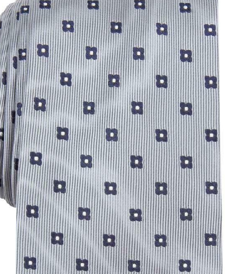 Club Room Masculino Silk Blend Profissional Business Neck Cinza Tamanho Único