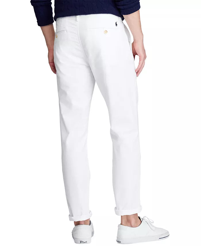 Calça Chino Ralph Lauren Masculina Straight Fit Branca Tamanho 33x32