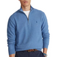 Suéter Ralph Lauren Masculino Texturizado com Zíper de 1/4 Azul Marinho Tamanho P