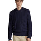 Suéter Ralph Lauren Masculino de Algodão Manga Longa Azul Marinho Tamanho Grande