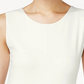 Blusa regata feminina Alfani de gola alta, branca, tamanho pequeno médio