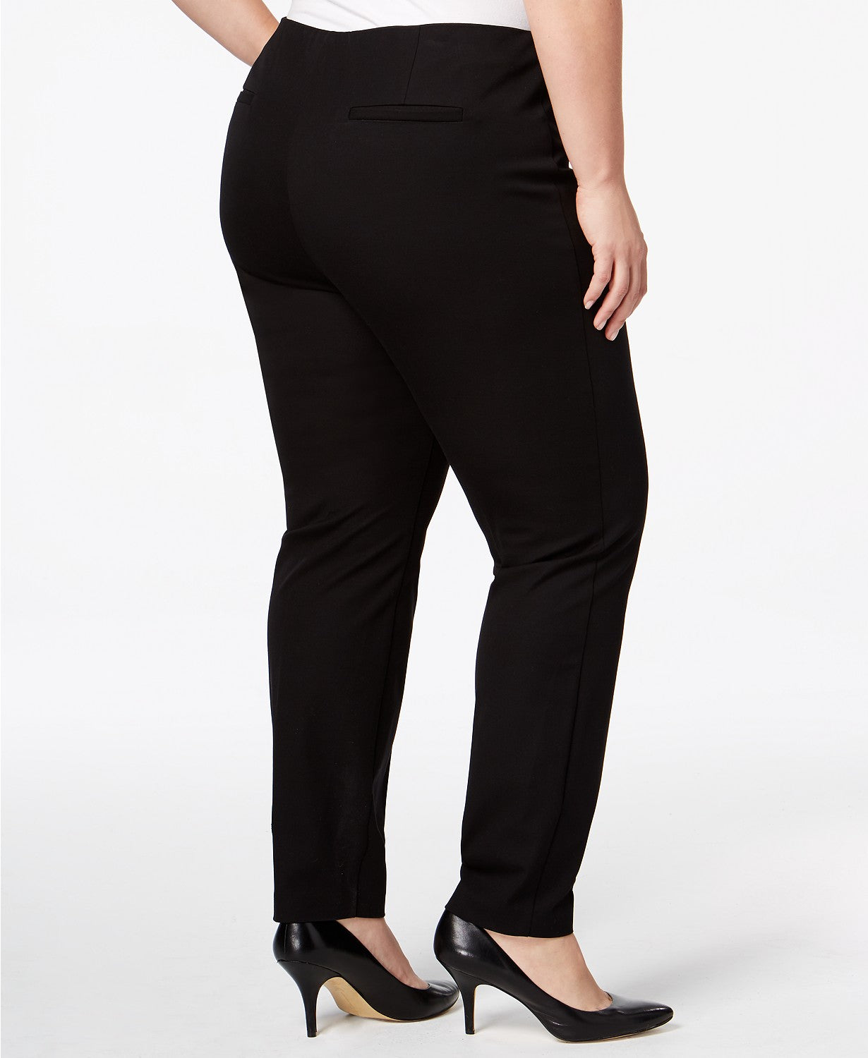 Calça Cropped Feminina Alfani Preta Tamanho 6