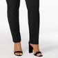 Calça Cropped Feminina Alfani Preta Tamanho 6
