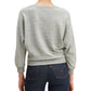 Moletom com gola redonda Levi's Natalie feminino, cinza, tamanho extra grande
