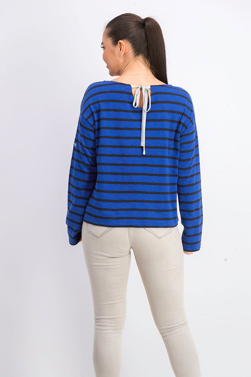 Camiseta Levi's Cora Sailor Feminina Azul Tamanho XX-G
