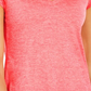 Camiseta Ideology Rapidry Heathered Performance Feminina Rosa Tamanho P