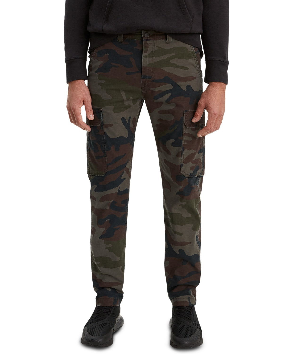 Calça cargo Levi's 502 Aviator Tapered masculina, vermelha, tamanho 32x32