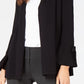 Cardigan feminino Alfani com mangas amarradas, preto, tamanho médio