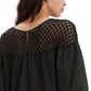 Camiseta Levi's Noe Lace-Contrast Feminina Preta Tamanho Grande