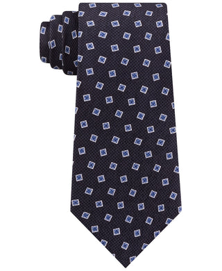 Gravata Artisinal Pixelated Masculina Michael Kors Preta Tamanho Regular