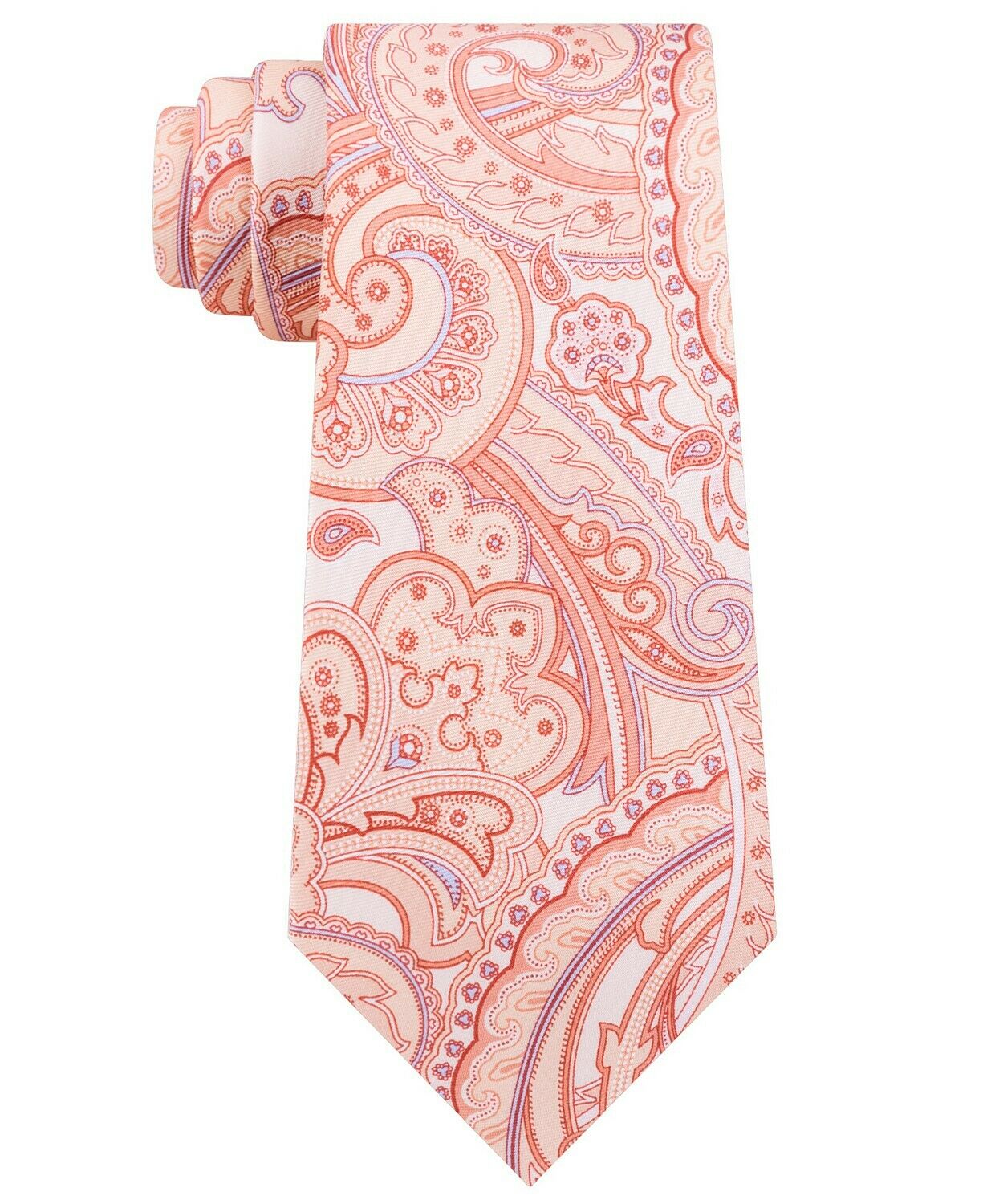 Gravata Paisley Michale Kors Masculina Perfect Movement Laranja Tamanho Único