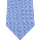 Gravata de sarja de seda clássica Michael Kors masculina Geo Cube, tamanho azul-marinho, regular