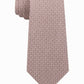 Gravata Michael Kors Masculina Classic Geo Cube de Seda e Sarja Marrom Tamanho Único